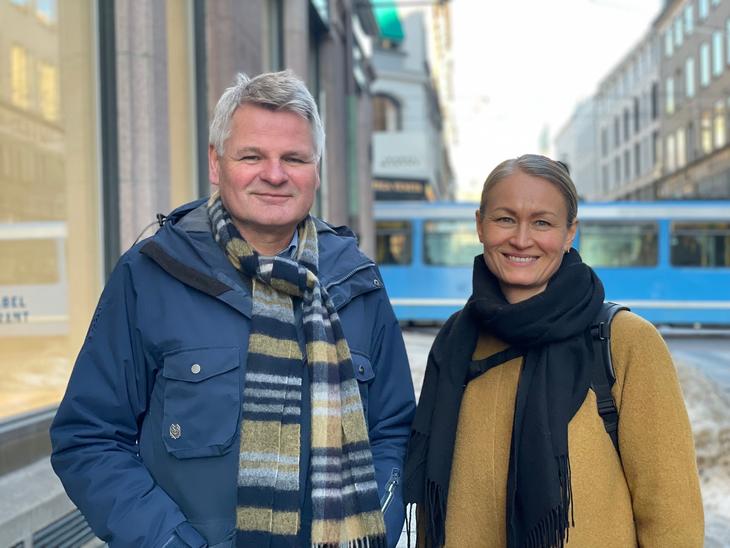 - Rushåndhevingsutvalget har et krevende arbeid foran seg, mener Jan Gunnar Skoftedalen og Kine Haugen. 